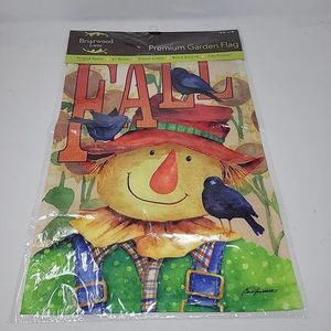 Fall/Autumn Scarecrow Garden Flag Briarwood Lane 12.5" x 18"